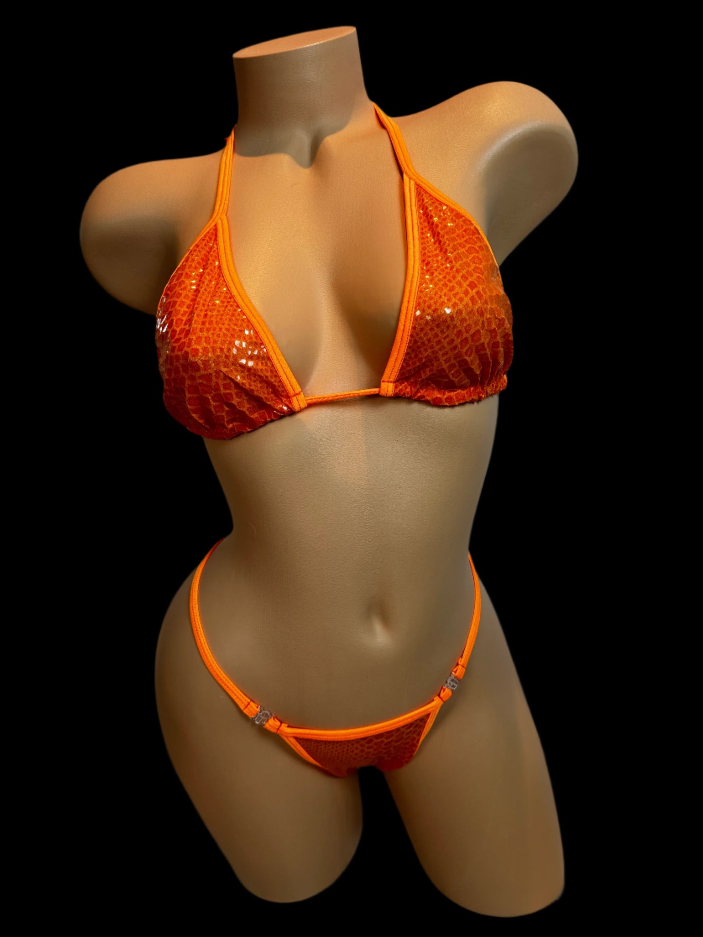 Snake Orange Bikini