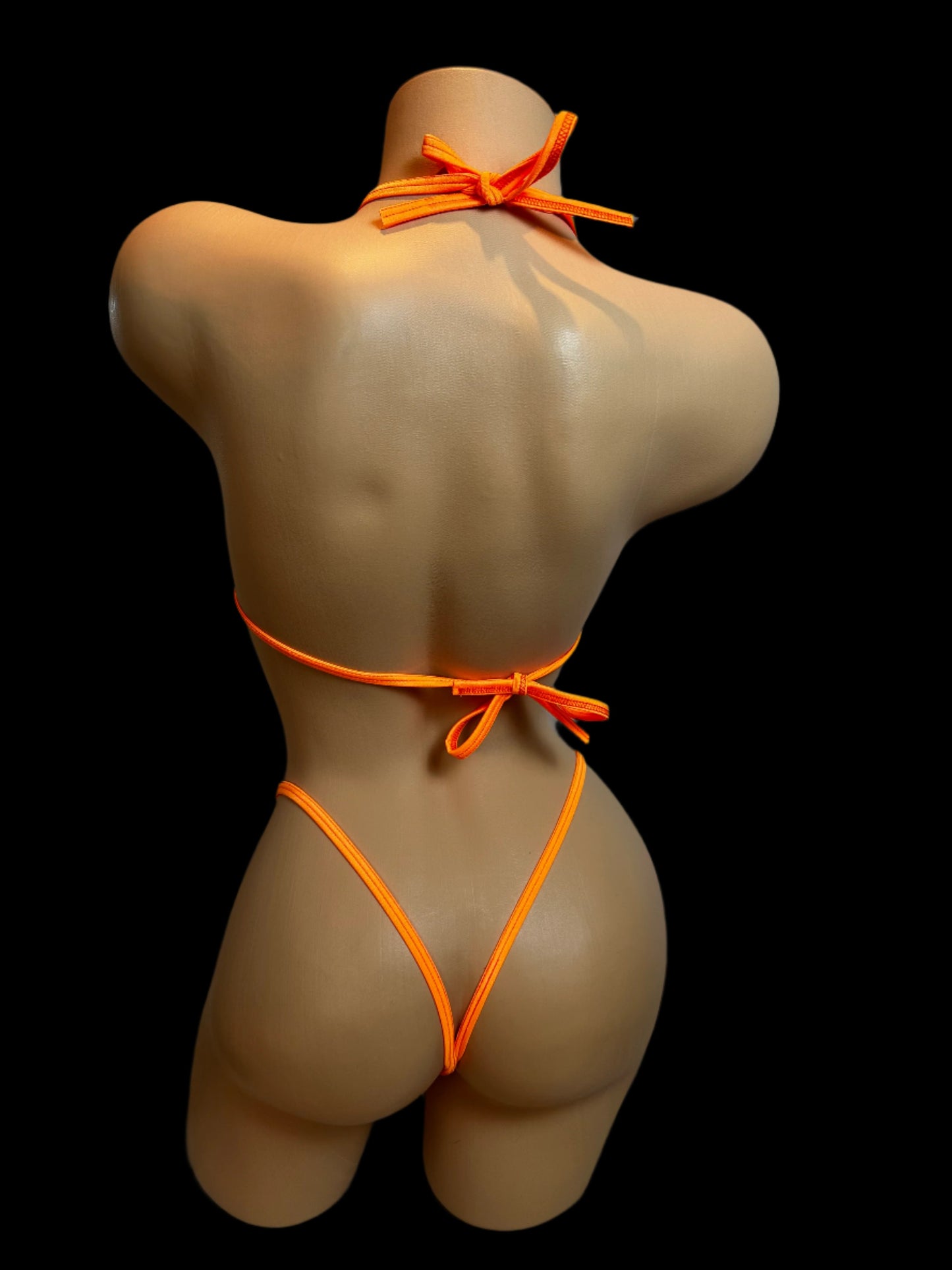 Snake Orange Bikini