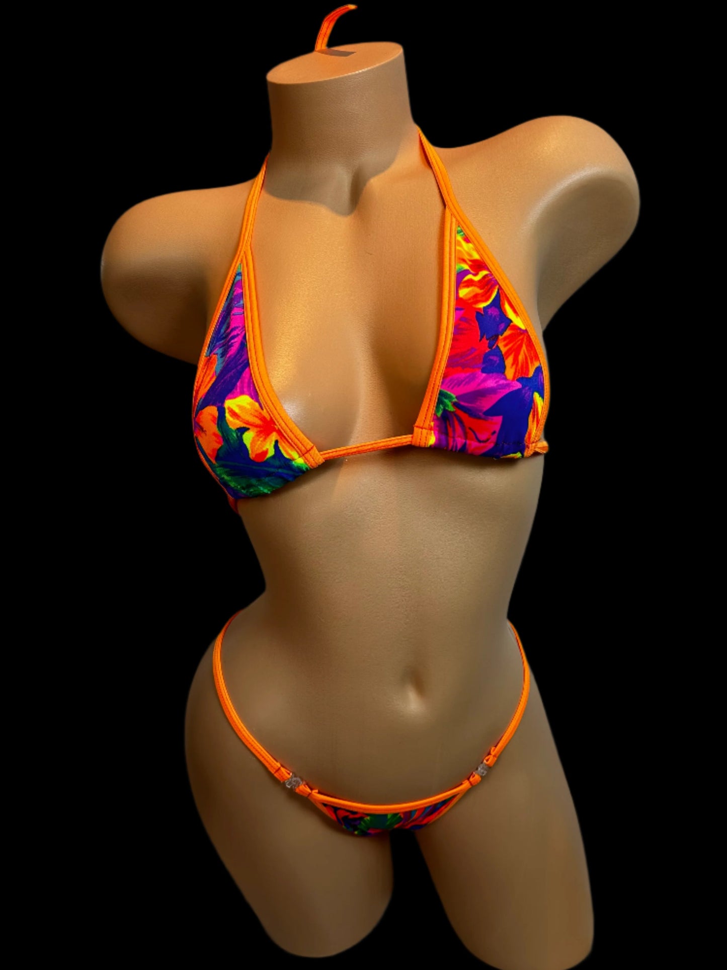 Orange Hawaii Bikini